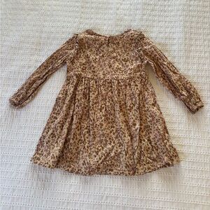 Little Co. Floral Long Sleeve Dress w/Button Back size 4